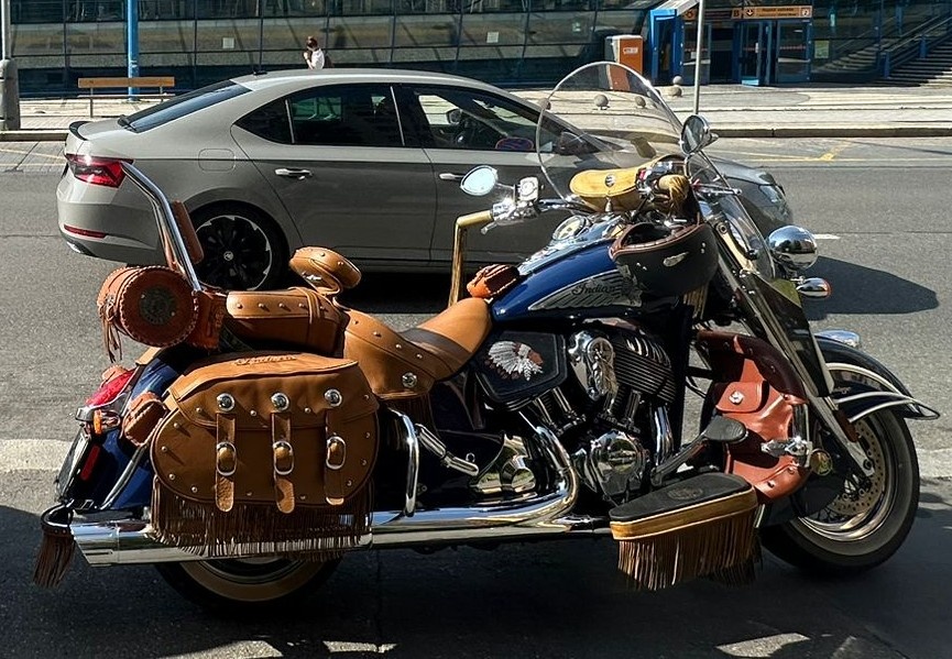 INDIAN, HONDA GOLDWING plachta na motorku - 4