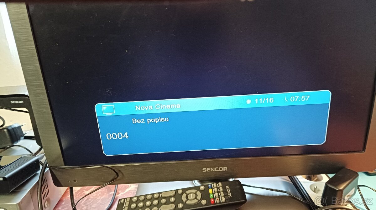 Tv Sencor + dvb-t 2 + anténa. - 4