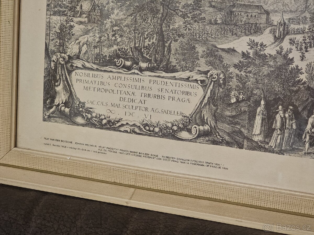 Velké obrazy - prospekty Prahy - 4