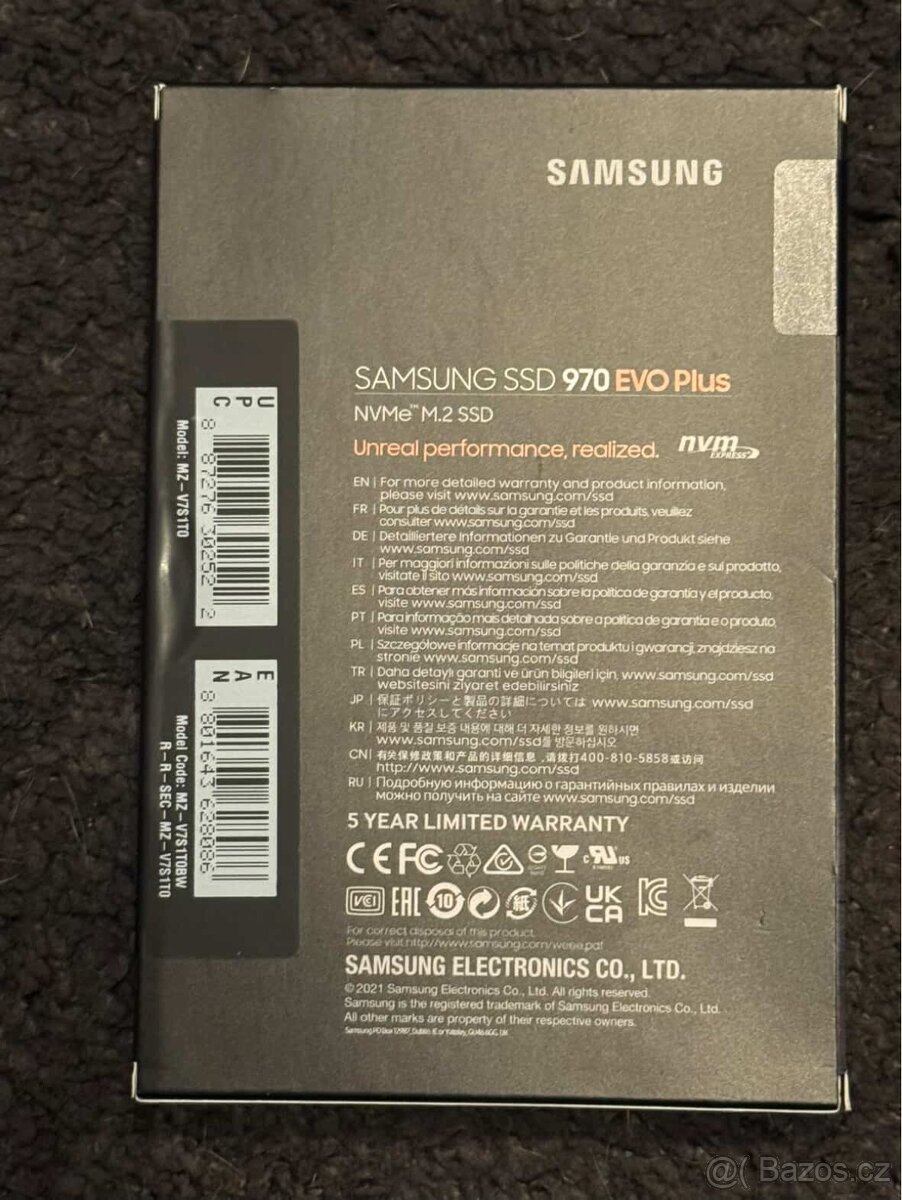 SSD disk Samsung 970 evo plus - 4