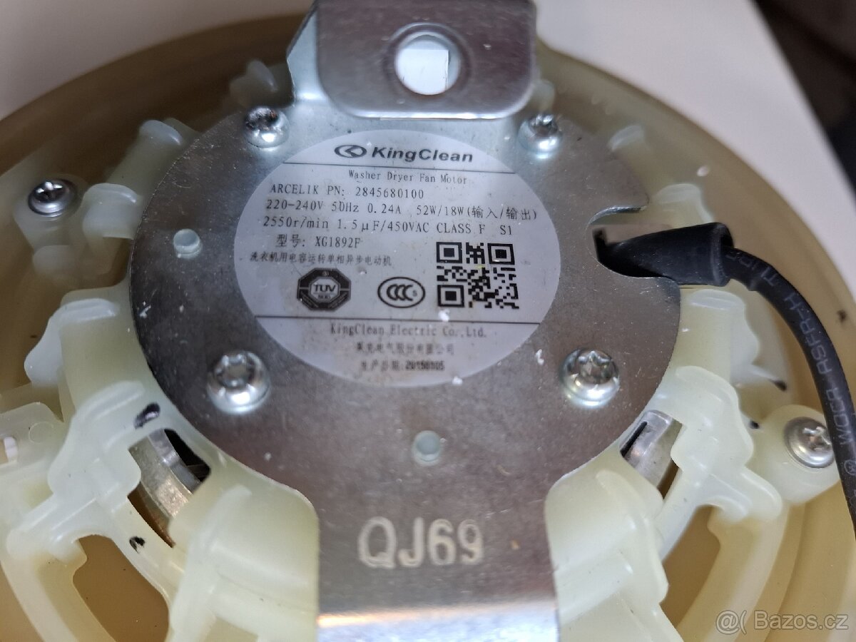 Ventilátory pračky Beko, Blomberg - 4