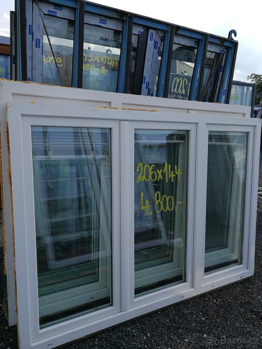 okno použité bílé - 4