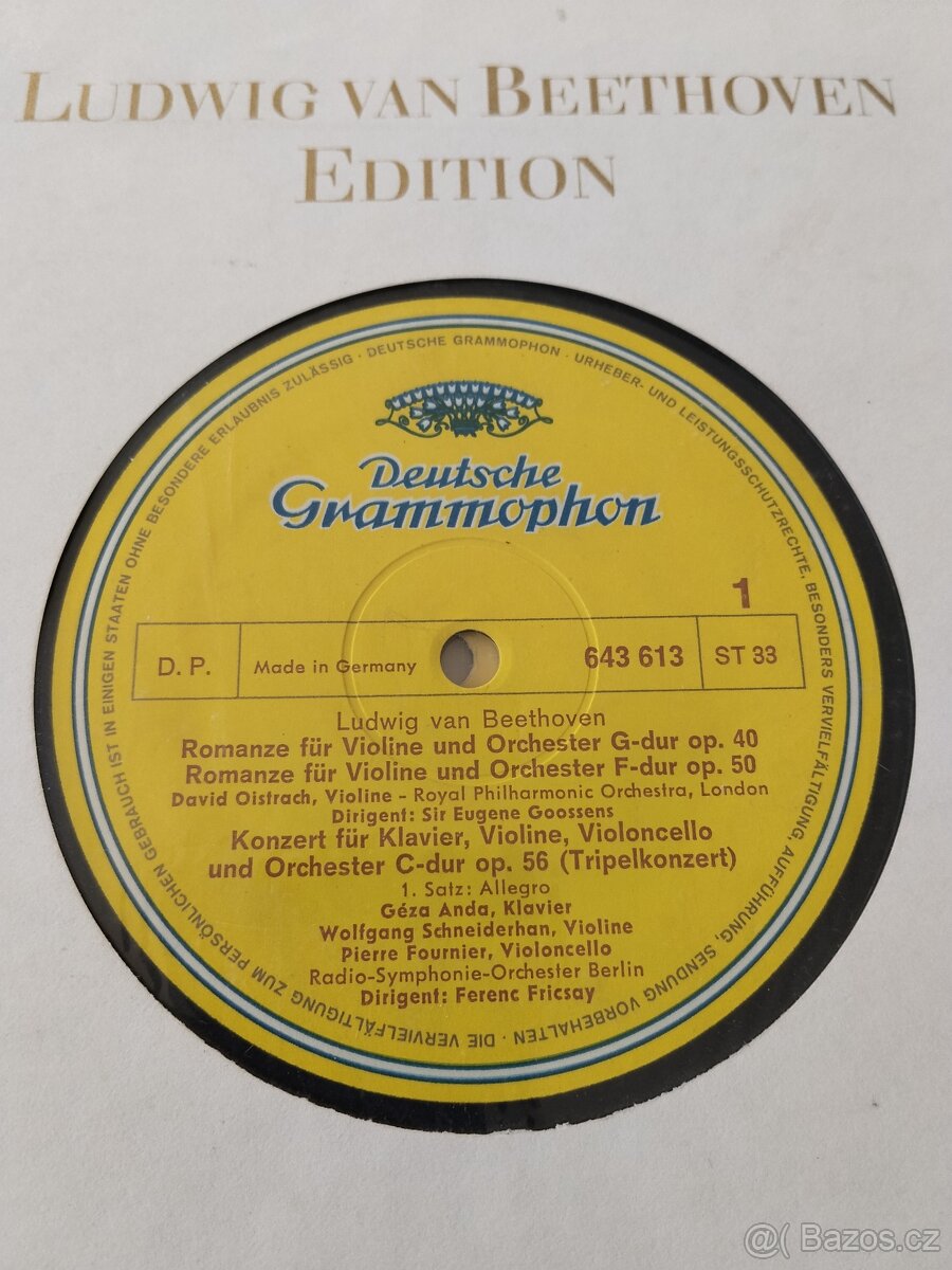 LP "vinyl " desky Mix Vážná hudba " BEETHOVEN " - 4