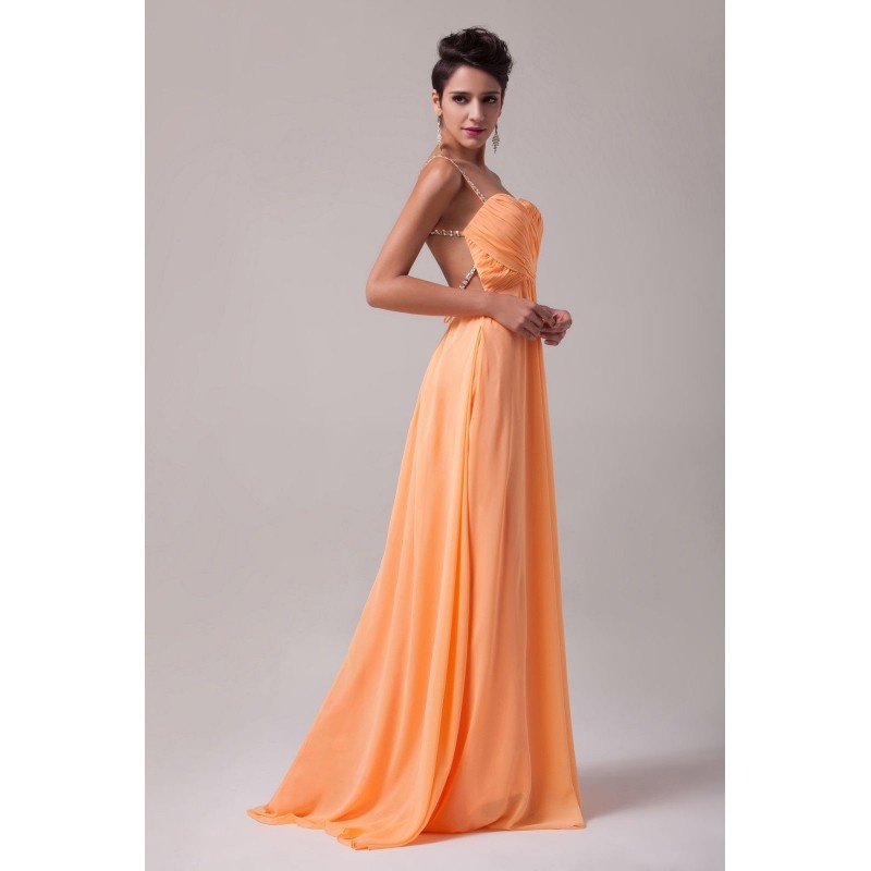 SPSPOLEČENSKÉ MATURITNÍ ŠATY S MALOU VLEČKOU vel.34/36 - 4