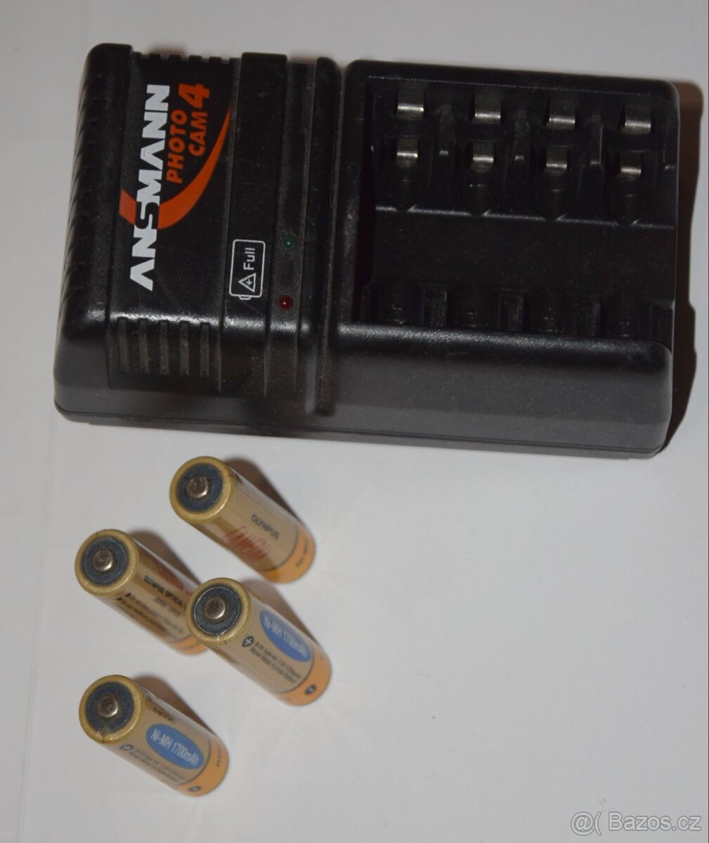 Nabíječka AA + AAA baterií ANSMANN pro 4ks + 4x AA NIMH akku - 4