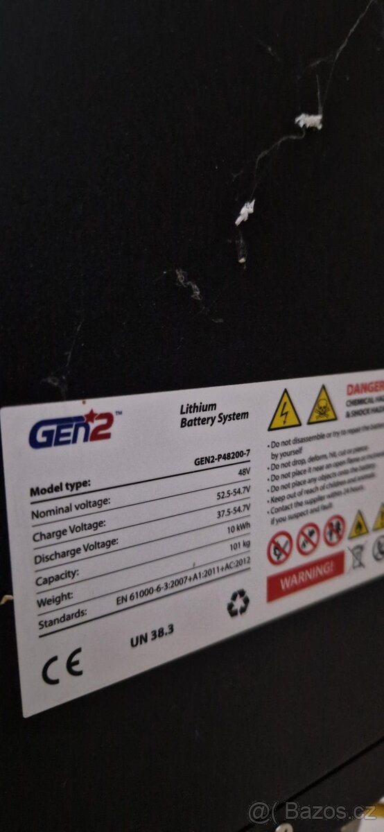 GEN2 Baterie 10kWh 200Ah - 4