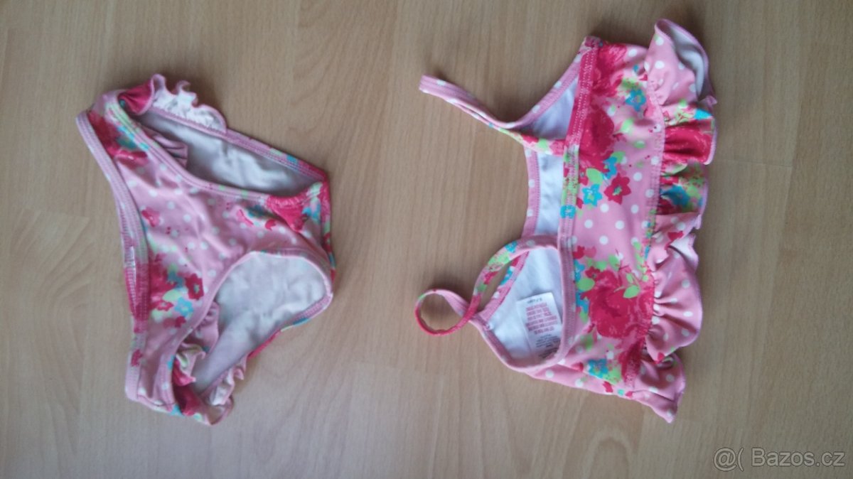 dívčí dětské plavky 2-3roky - 4