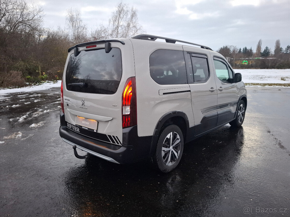 Peugeot Rifter GT 1.5HDi 96kW,7.místné,DPH,tažné - 4