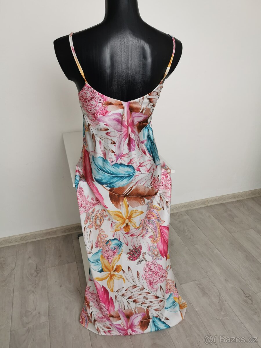 Krásné letní vzorované šaty - Vel. S-S/M-M - 4