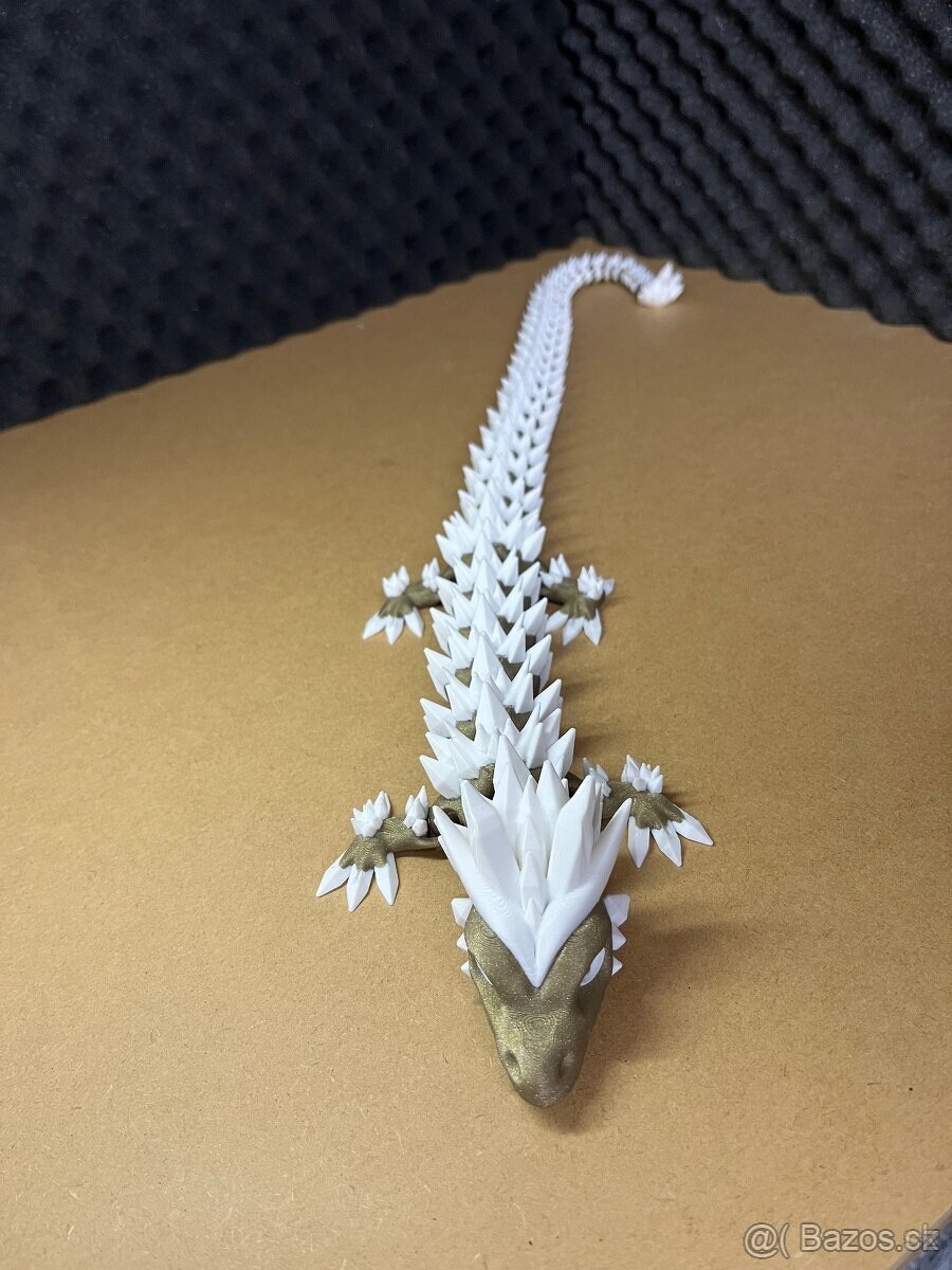 Flexibilný kryštálový drak 3D tisk - 4