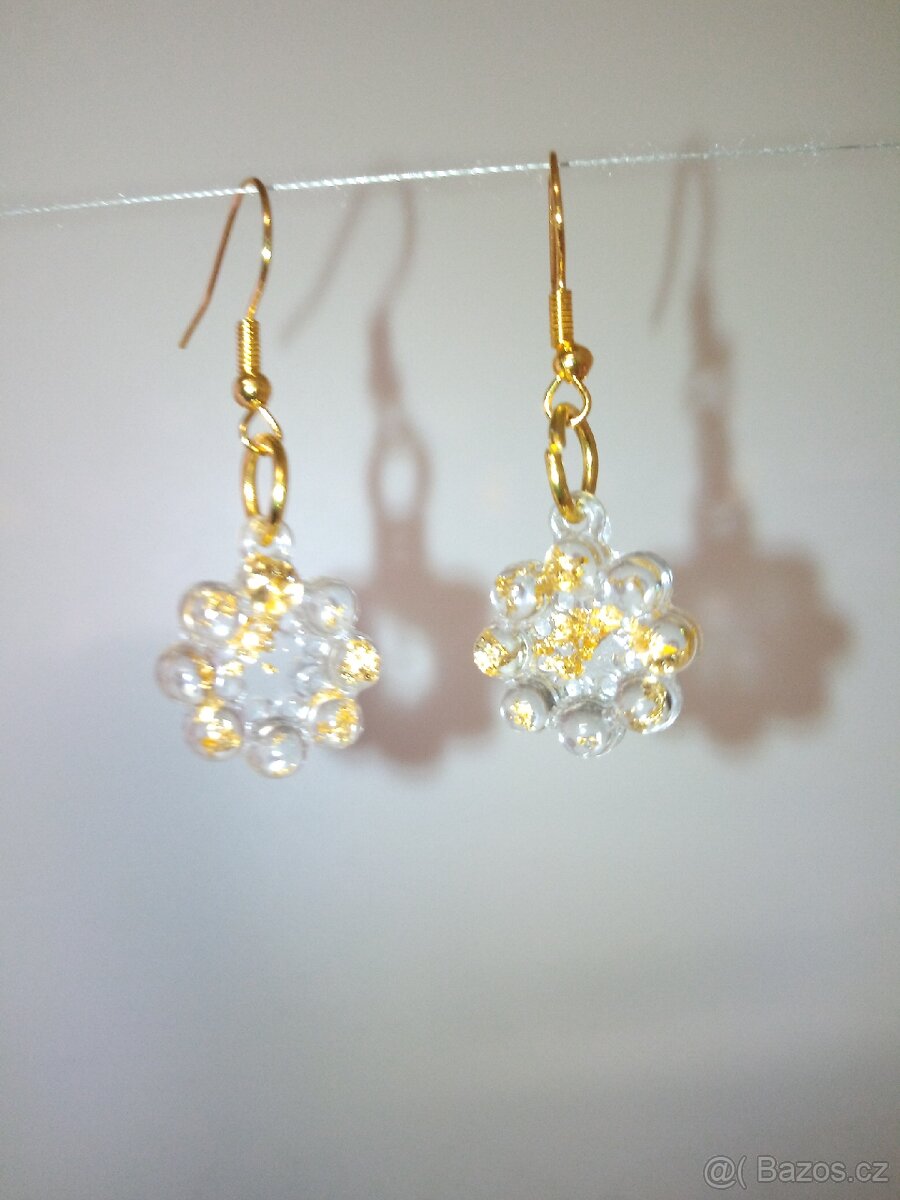 Náušnice přívěsky klíčenky - 4