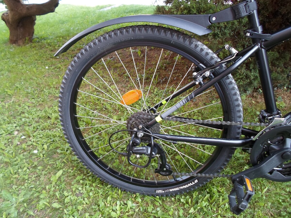 Černé dětské kolo 9-12 let, 24" palců - 4