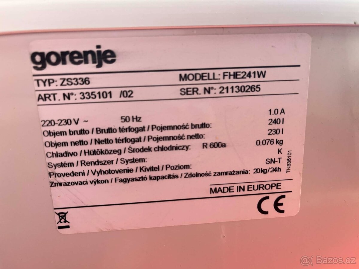 Pultový mrazák 240l - 4