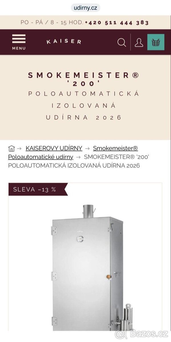 Udírna Smokemeister 200 - 4