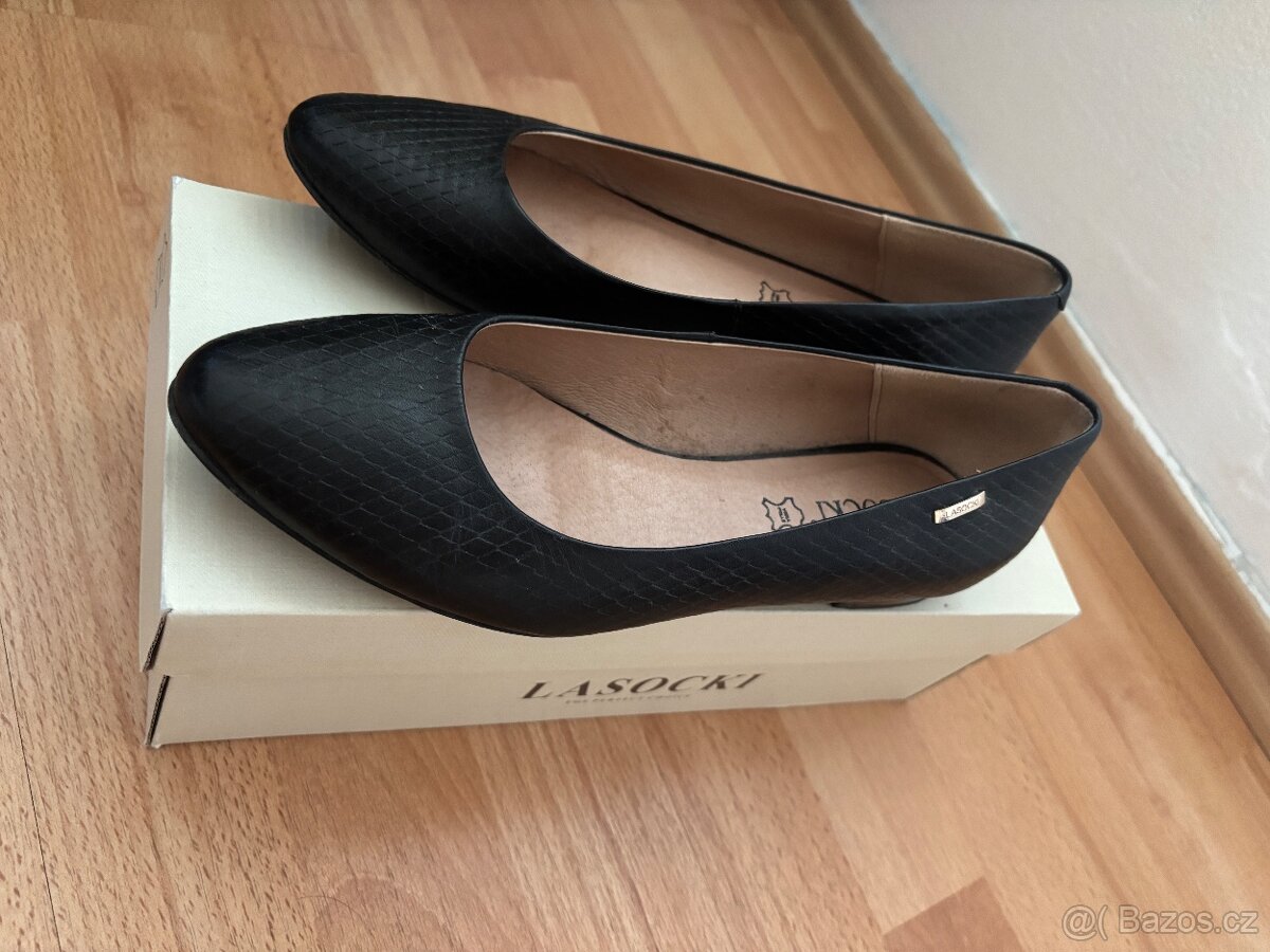 Kožené baleríny Lasocki - 4