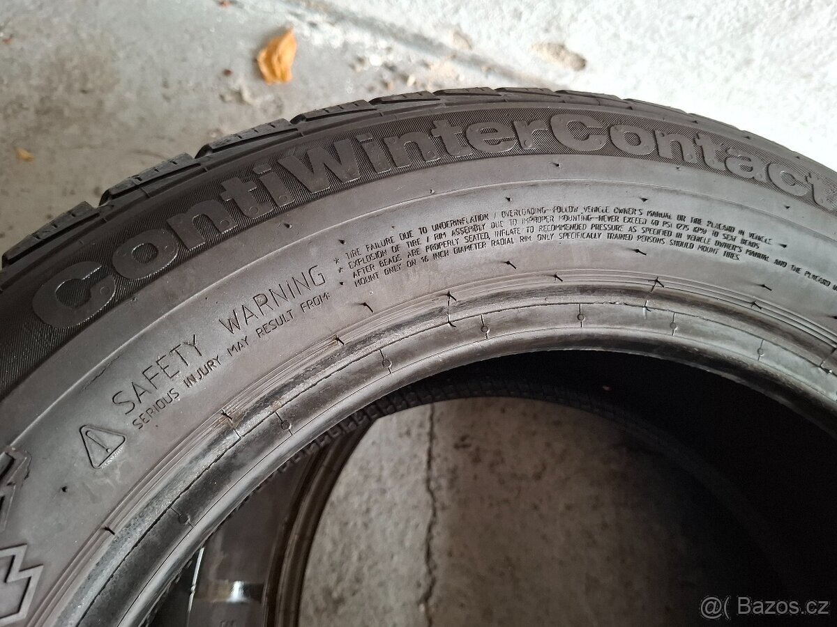 195/60 r16 zimní pneumatiky Continental - 4