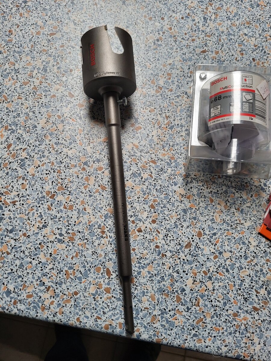 Vrtací korunka 68mm....SK plátek ...nová - 4