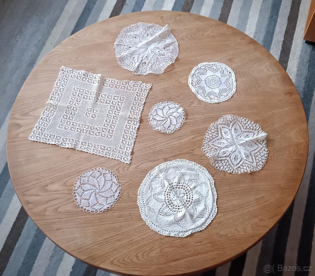 Háčkované ubrusy a dečky - 4