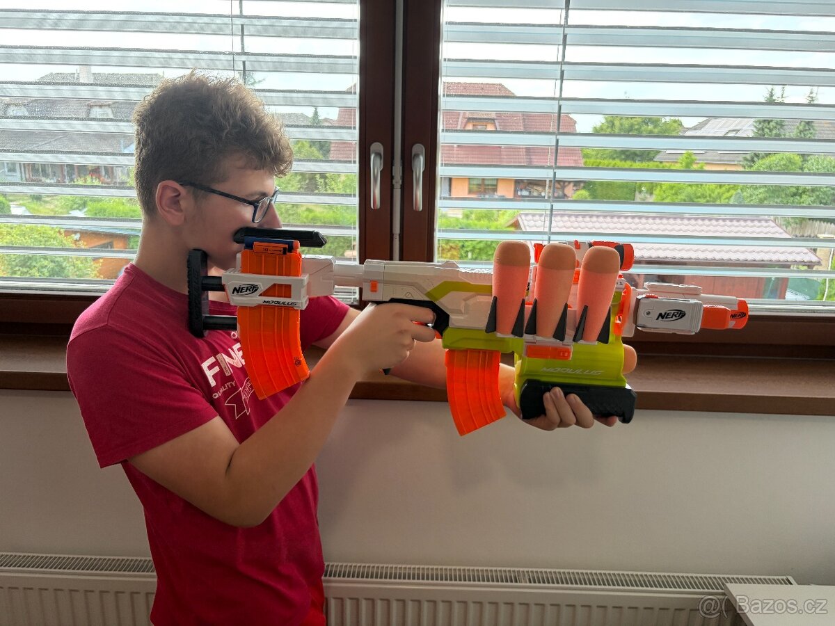 Nerf Modulus ECS-10 – velký set s doplňky - 4