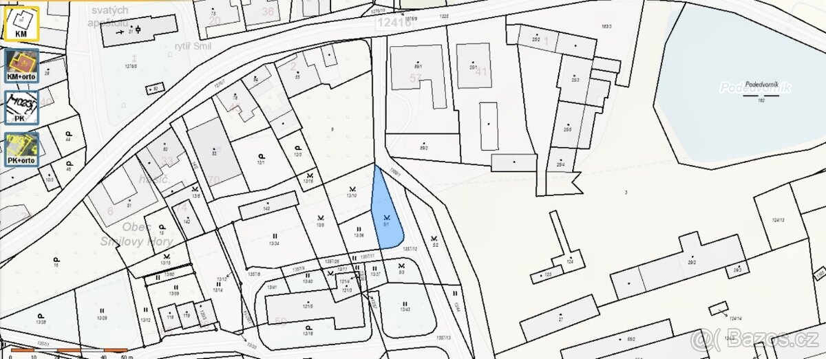 Stavební pozemek 310 m2 v jižních Čechách - Smilovy Hory - 4