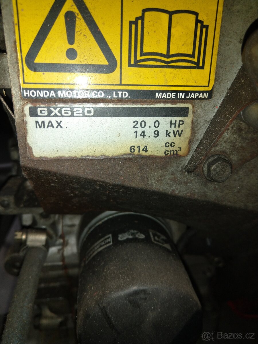 Motor Honda gx620 20HP s El. startérem - 4