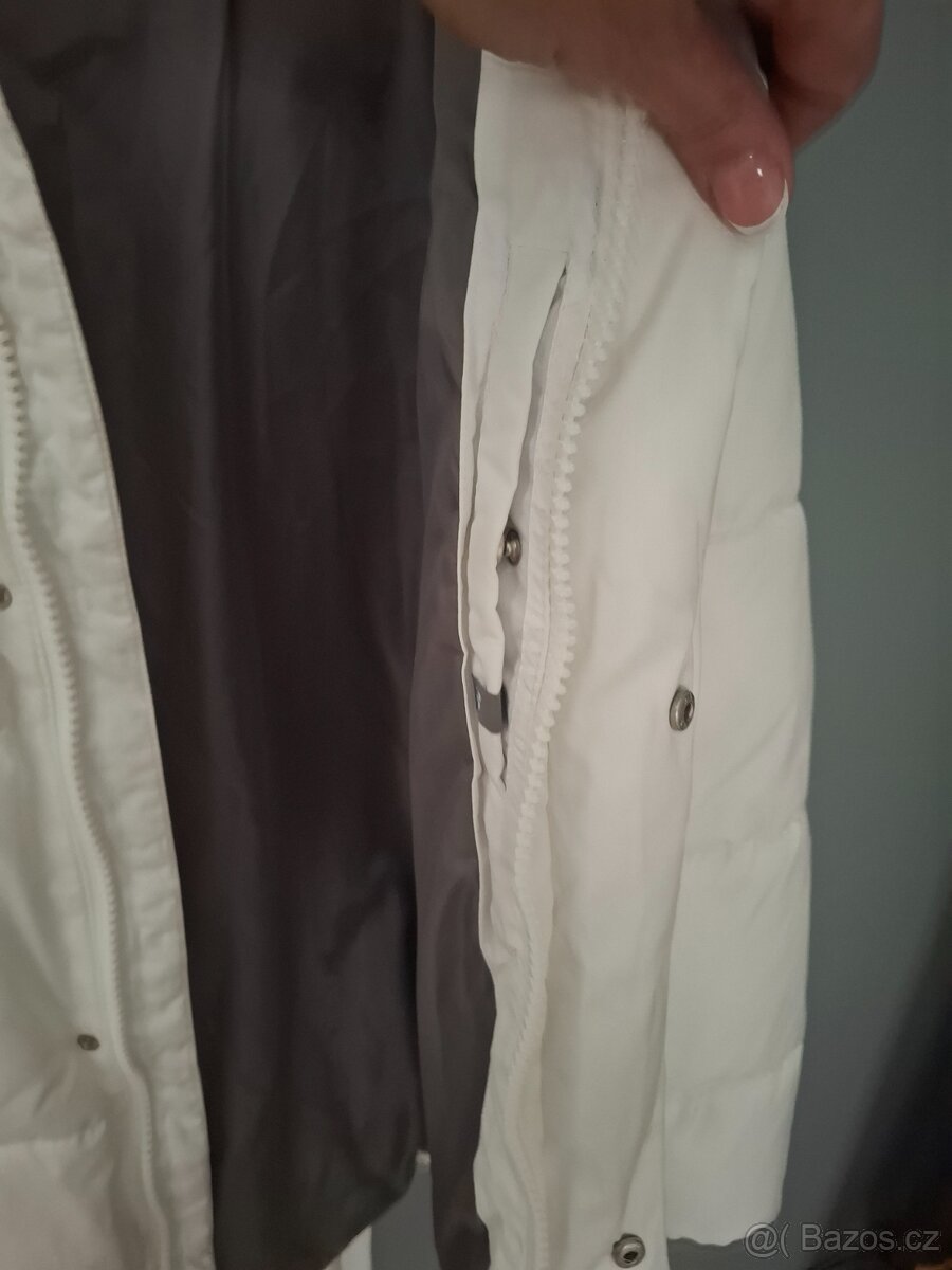 Pánská bílá bunda Pull & Bear vel.L/XL - 4