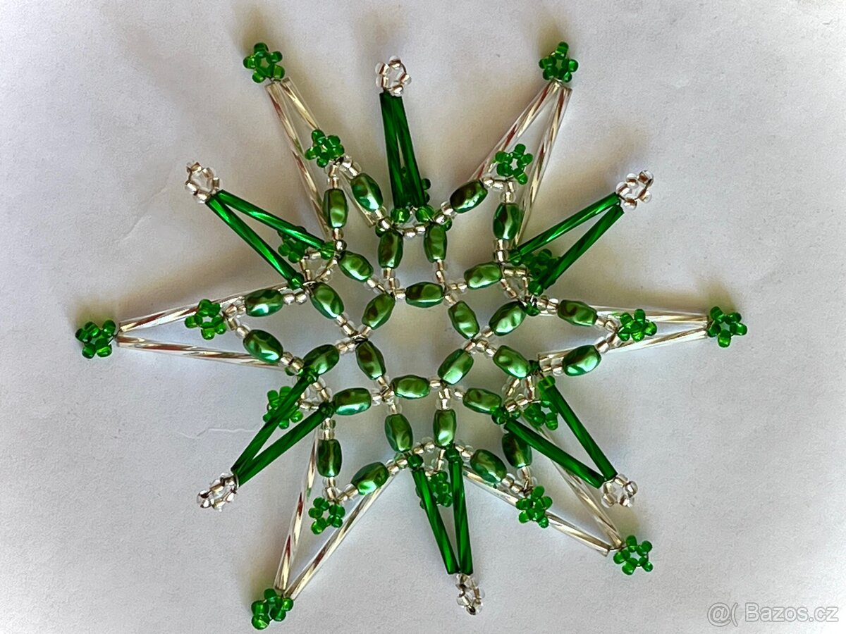 Vánoční ozdoby z korálků - 4