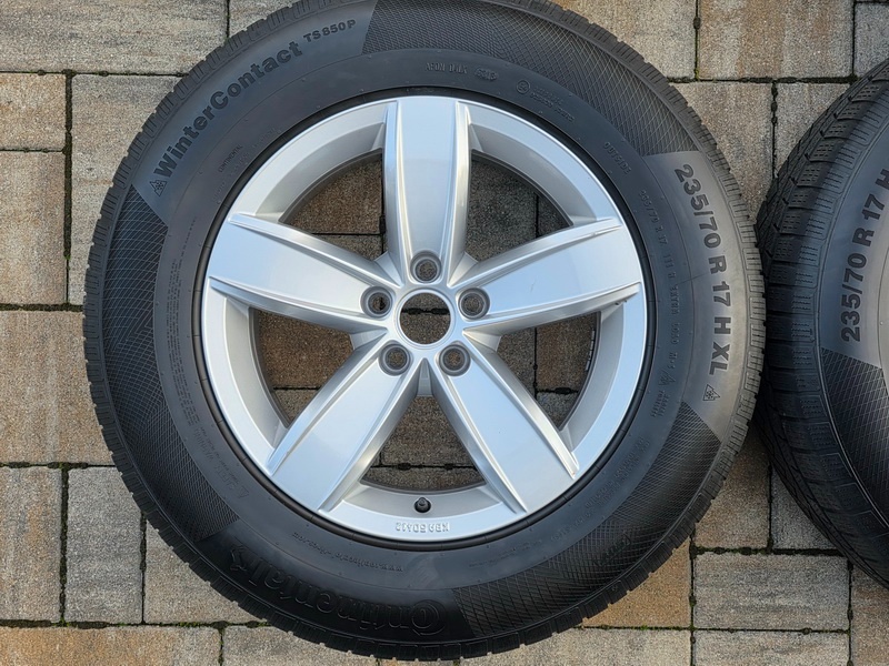 originál VW Touareg III Corvara 7,5x17" 5x112 ET18 s pneu - 4