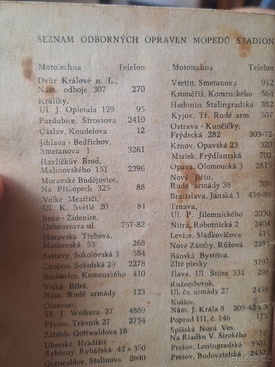 Stadion S11 original navod k obsluze. - 4