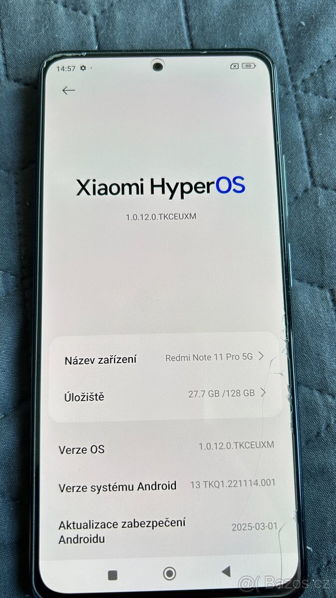 Redmi Note 11 Pro 5G 8GB RAM + 128GB - 4