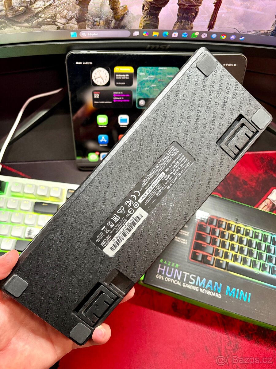 Herní klávesnice - Razer Huntsman Mini, Optical Red (ZÁRUKA) - 4