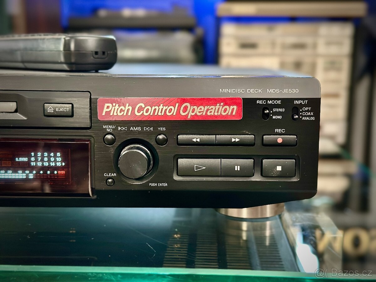 SONY MDS-JE530 (r.1999) digital-in/out, dálka - 4