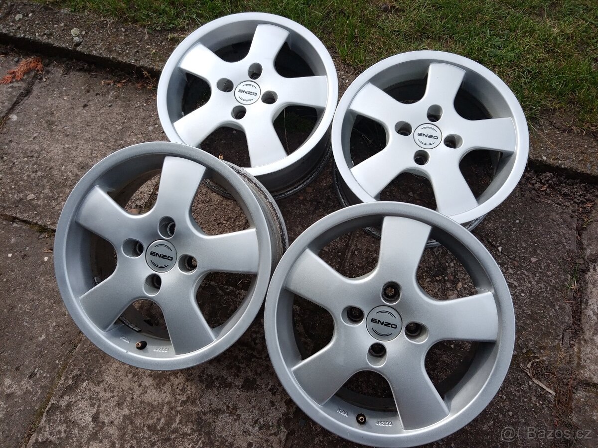 Alu kola ENZO 15ky 4x100 RENAULT DACIA FIAT OPEL - dobírka - 4