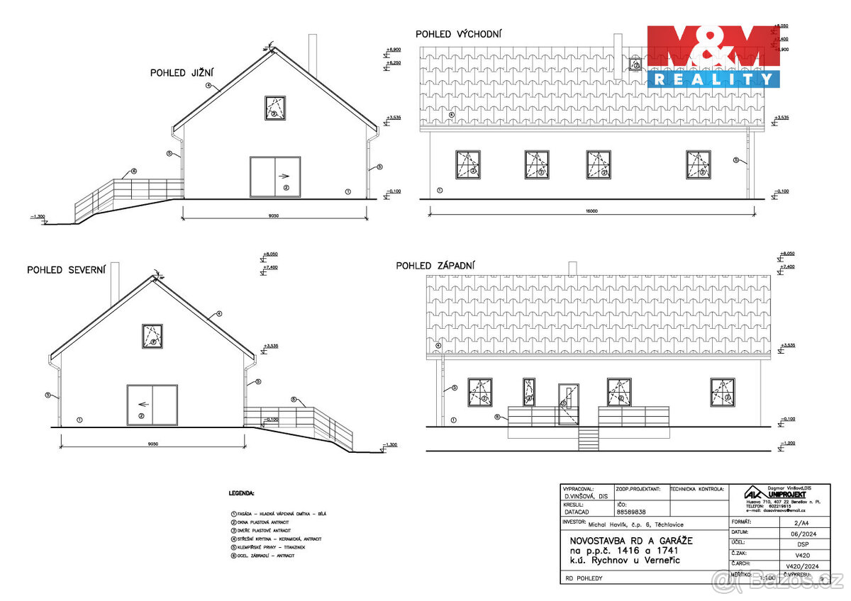 Prodej zasíťovaného pozemku, 1163 m2, Rychnov - Verneřice - 4