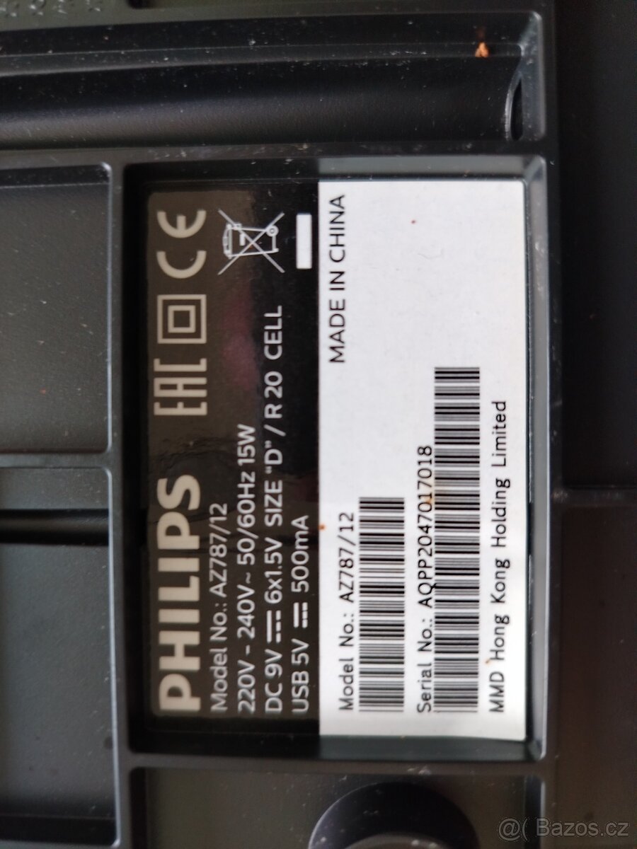 PHILIPS Radiomagnetofon CD, MP3, USB, AUX - 4