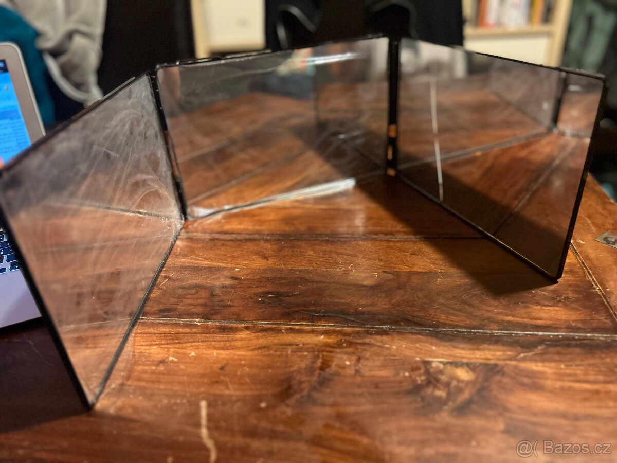 Kosmeticke zrcadlo tristranne - 4