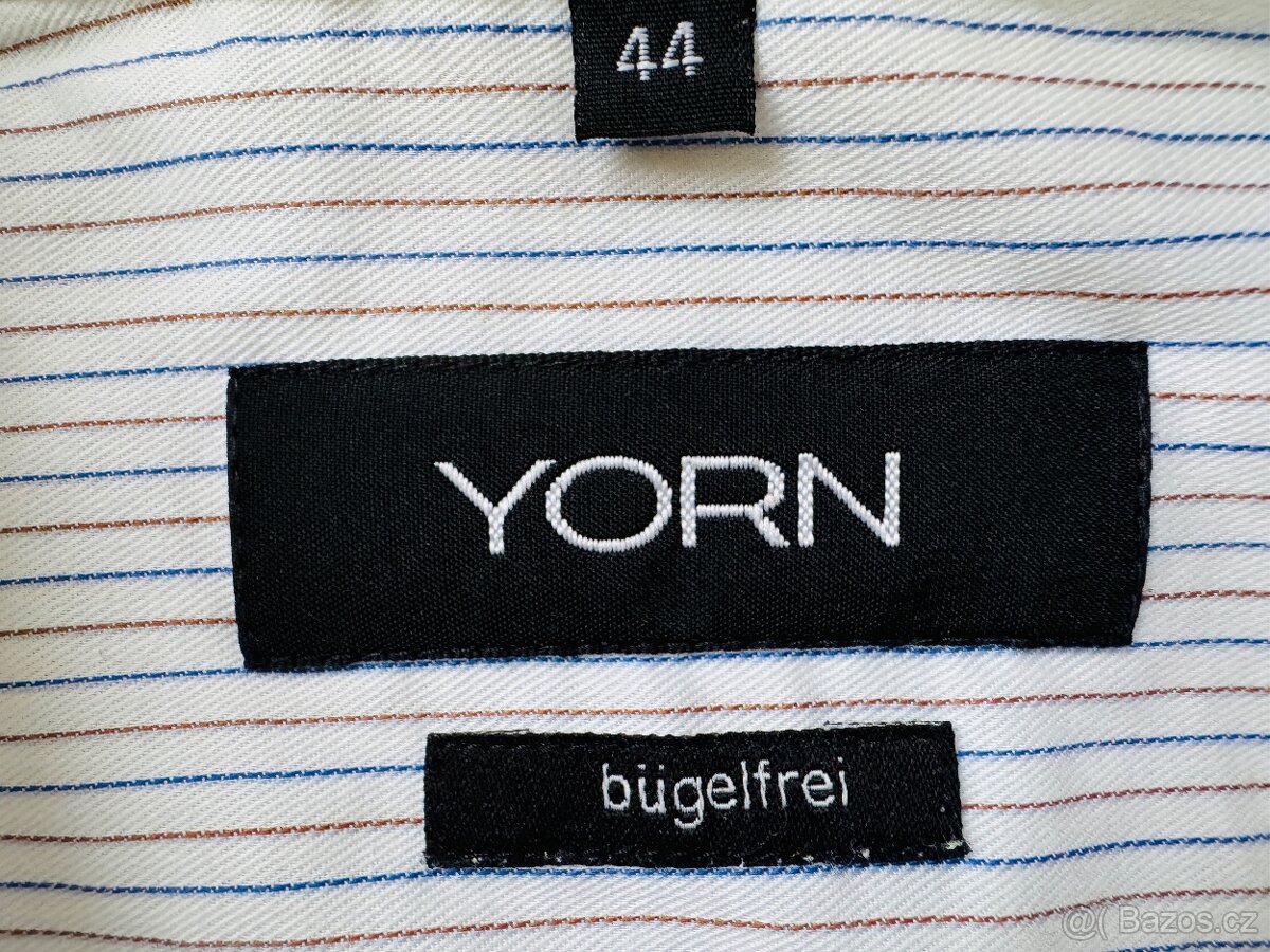 Pánská košile YORN – vel. 44, 100% bavlna - 4
