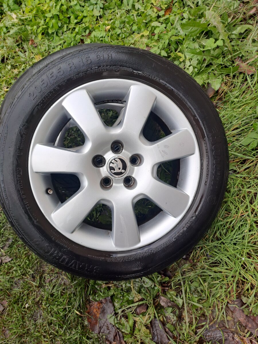 Alu kola 5x100 Octavia I,Golf IV 205//55 R16 - 4