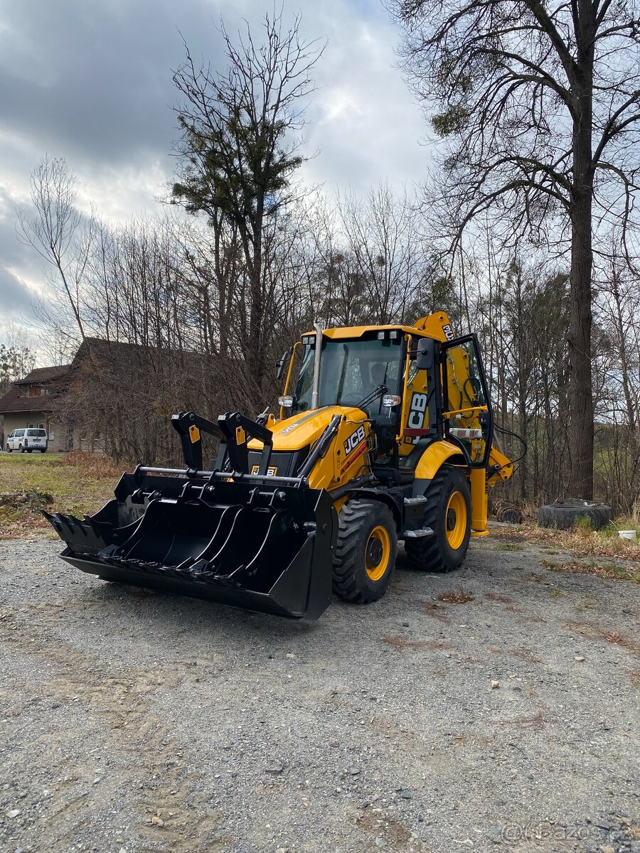 Zemní a výkopové práce traktorbagrem JCB 3CX - 4