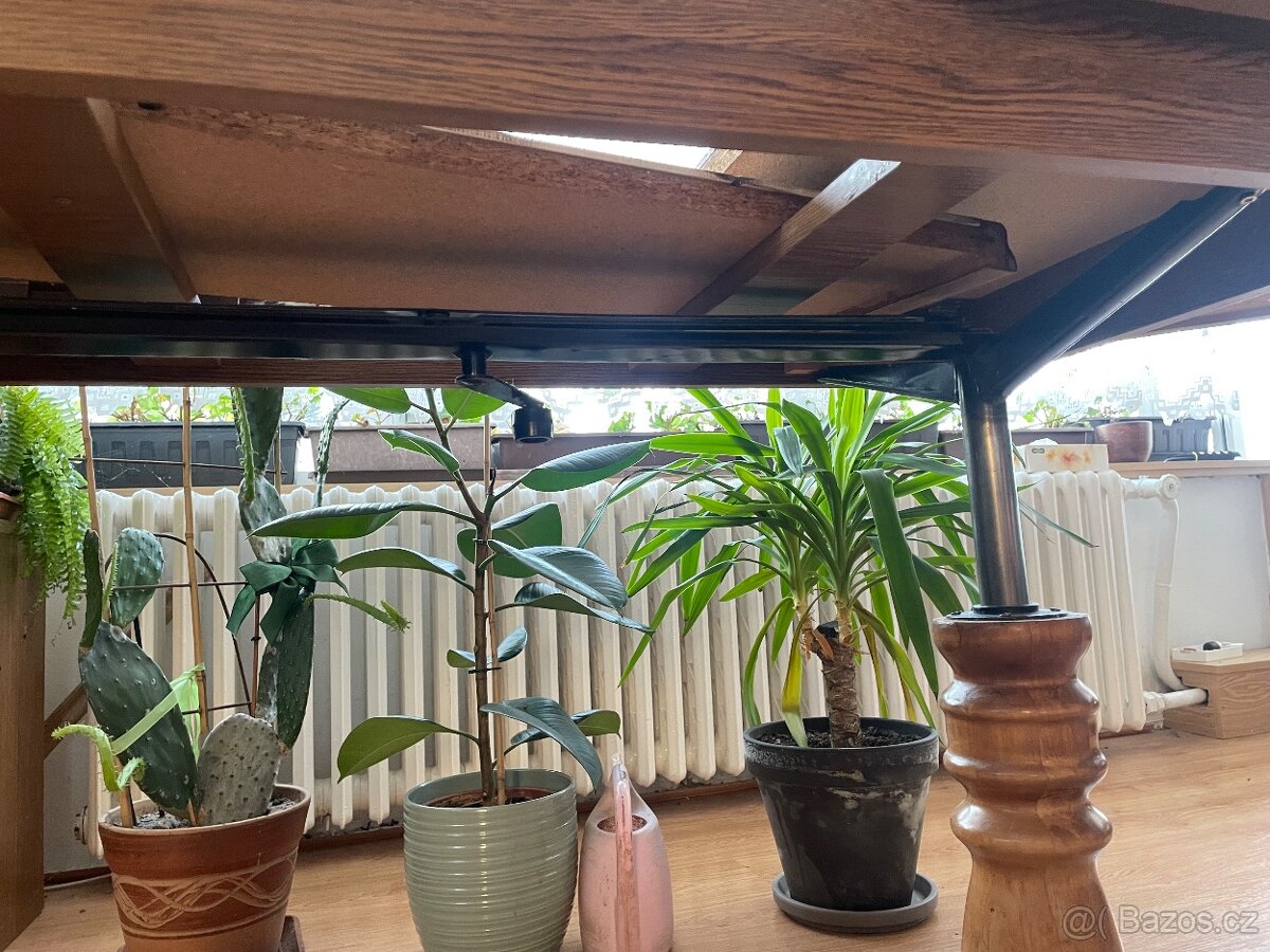 Masivní rustikální stůl – rozkládací + výškově nastavitelný - 4