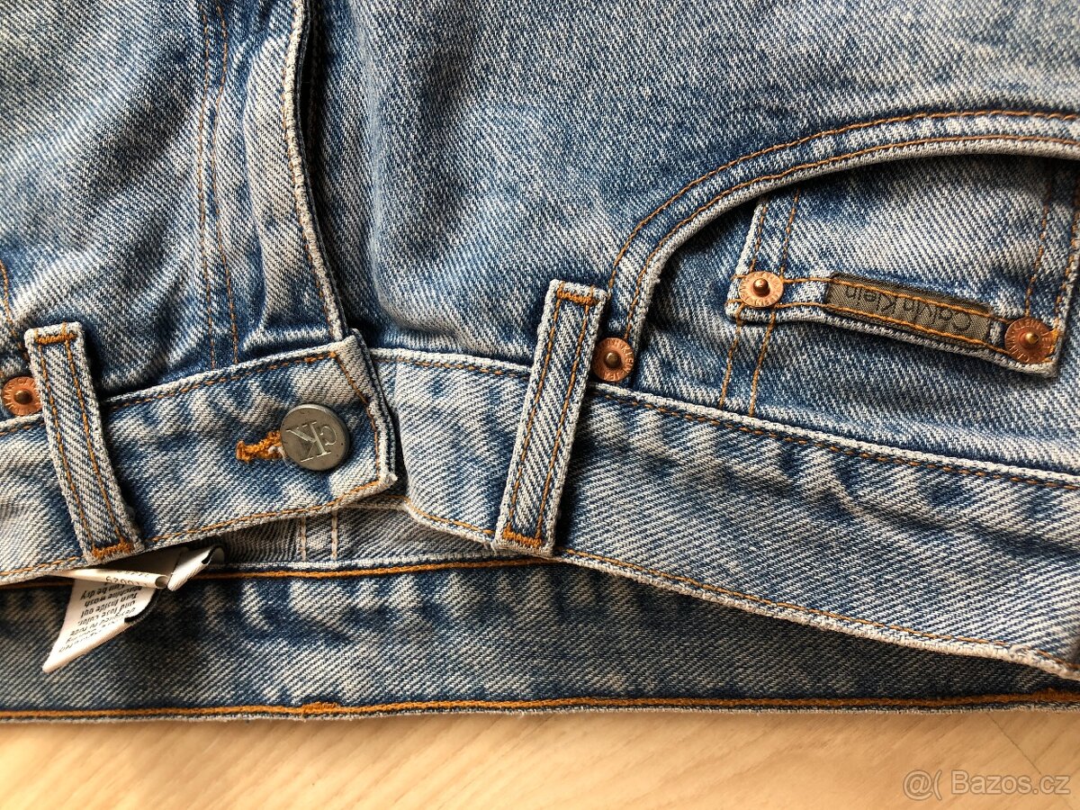 Džíny Calvin Klein - vyšší pas, mom jeans - 4