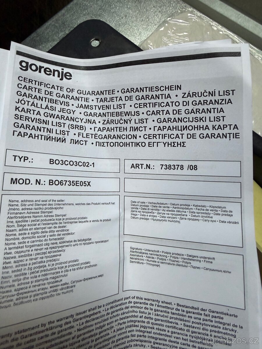 Prodam vestavnou troubu Candy - 4