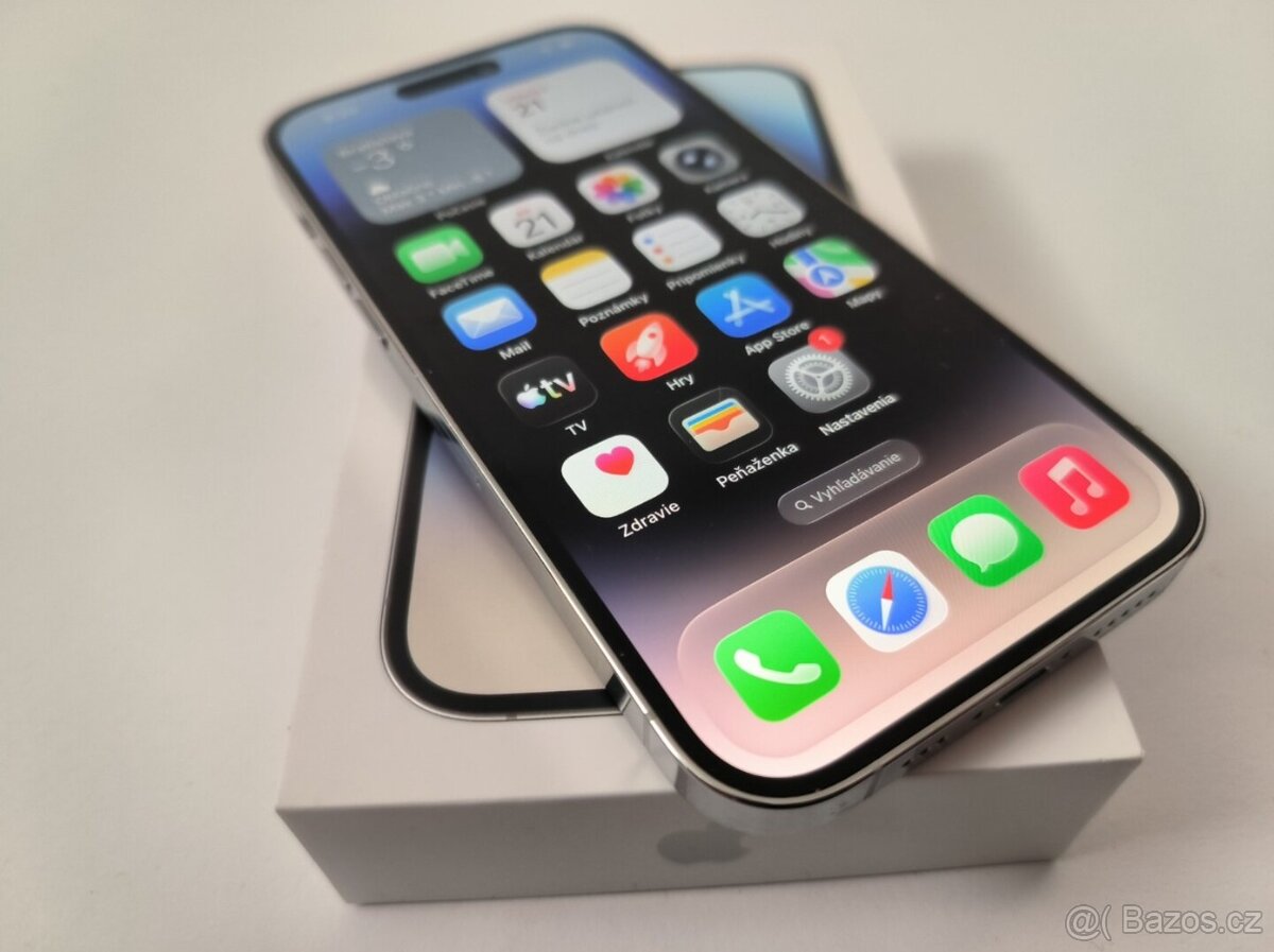 apple iphone 14 PRO 256gb Silver/ Batéria 84% - 4