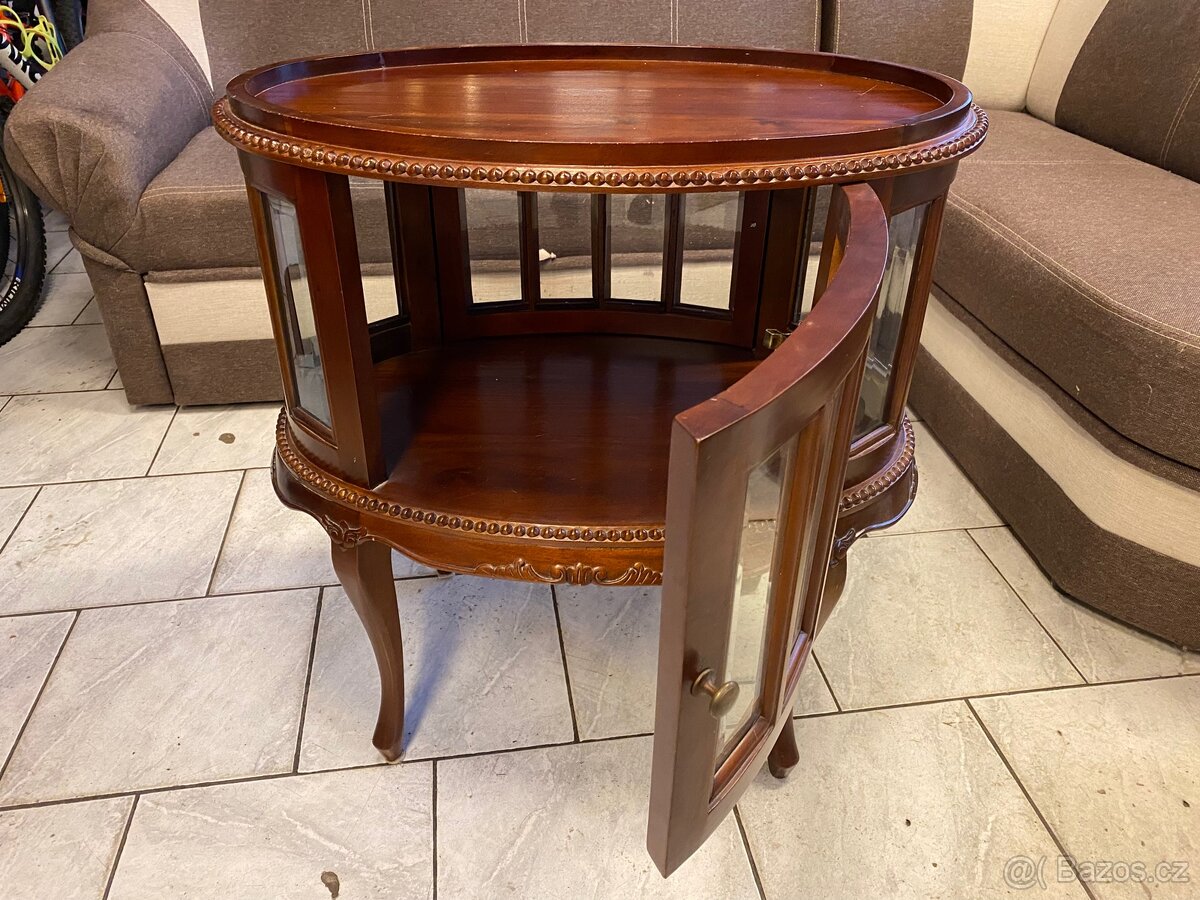 oválný bar servírovací stolek - 4