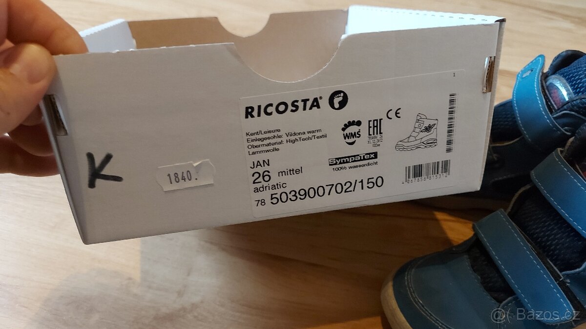 Dětské zimní boty vel. 26 - 4