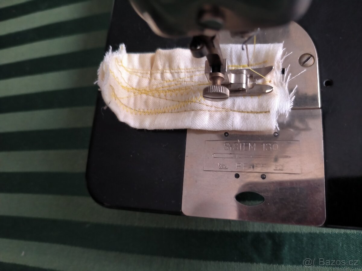 Pfaff 130 – legendární německý stroj (rovnosteh + cik-cak) - 4
