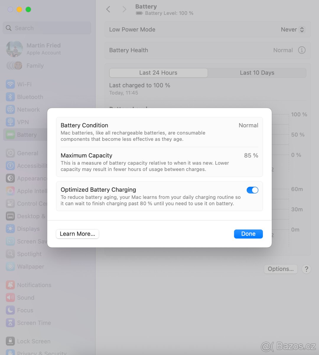 MacBook Air M1 2020 – 8 GB RAM, 256 GB, pěkný stav - 4