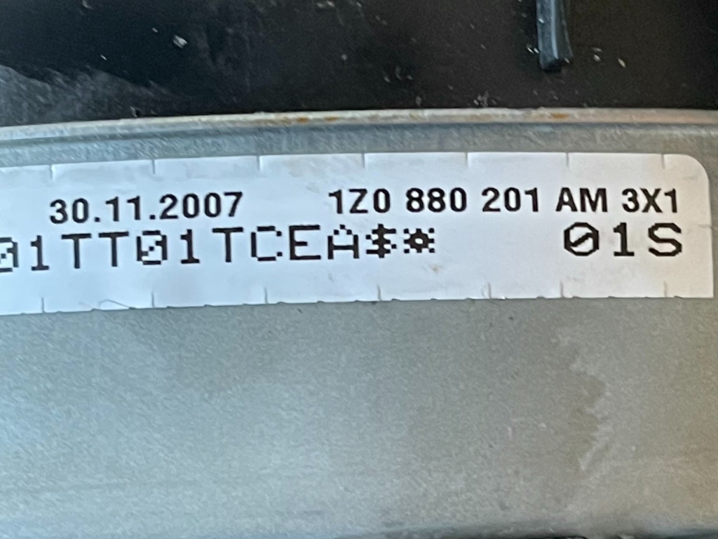 ŠKODA OCTAVIA 2 1Z 04-09 airbag volant + spol. + pás PP+LP - 4