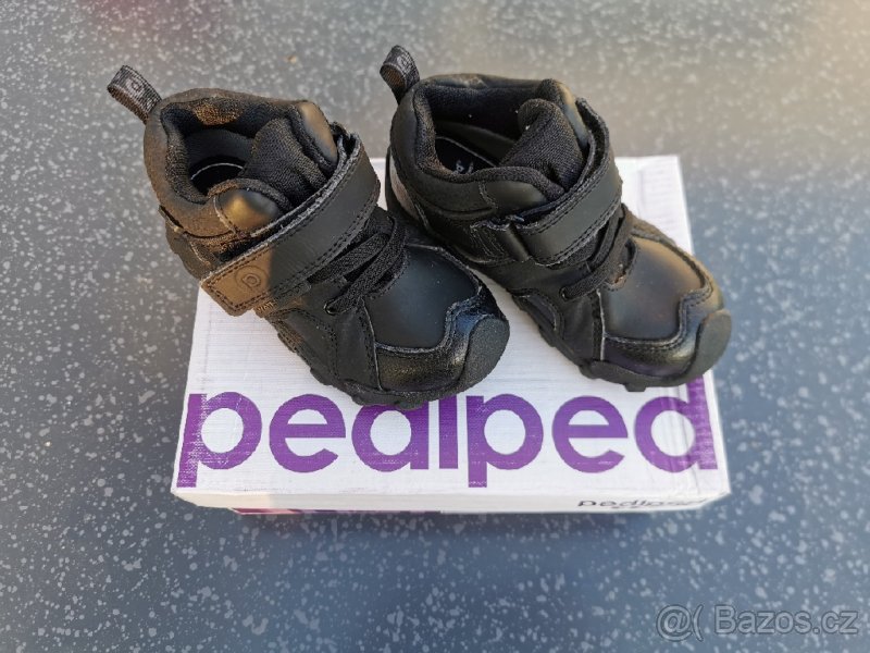 Dětské kožené boty PEDIPED, vel. 24, min.nošené - 4
