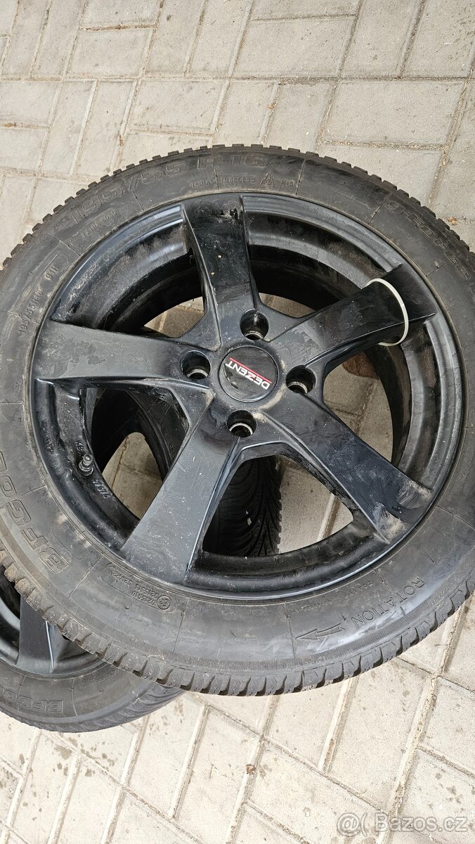 Zimní Sada Alu 4x108 195/55 R16 Dezent - 4